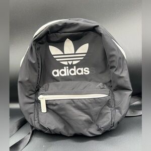 Adidas Black and White Backpack Compact Design